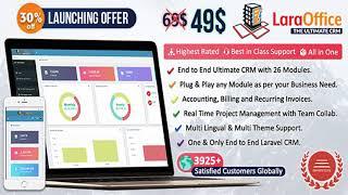 LaraOffice Ultimate CRM and Project Management System | Codecanyon Scripts and Snippets