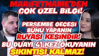 Marifetname'den çok özel bilgiler! Rüyanız nasıl gerçekleşir? Ramazan Tolga Yolyapan Anlattı