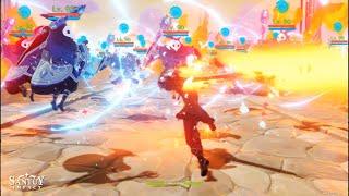 Diluc VS 50 Abyss Mage - Genshin Impact