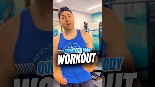 If you’re on a work trip or on a family vacation and you have a limited amount of time to work out