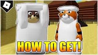 How to get "THE PILLOW BROS" BADGE + FELIX AND BEAR MORPHS in PIGGY RP CUSTOMS ROLEPLAY! [ROBLOX]