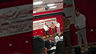 Women college parade jammu event Sahaj Sabharwal as a guest jury member in poetry competition