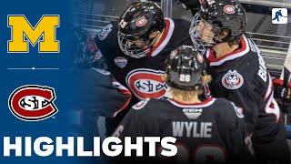 Michigan vs St Cloud State | NCAA College Hockey | Highlights - October 19, 2024