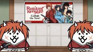 battle cats rurouni kenshin collab