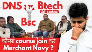 Dns vs Btech Marine Engineering vs BSc Nautical Science - Must Watch who want to join Merchant Navy