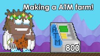 Growtopia- Making a ATM farm!