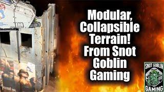 Modular, Collapsible Terrain! - From Snot Goblin Gaming