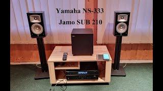 Колонки Yamaha NS-333 и сабвуфер Jamo SUB 210 - любительский обзор от Макса