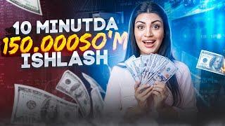 10 MINUTDA - 150.000so'm | Yangi Uzbek saytda pul ishlash 2023 Интернетда пул ишлаш 2023 Terabayt TV