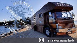 TÜRKİYEDE TEK ŞÖMİNELİ KARAVAN #karavanturu