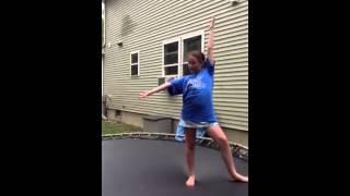 Kalli and Caitlyn's Gymnastics Tricks