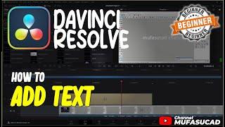 Davinci Resolve How To Add Text