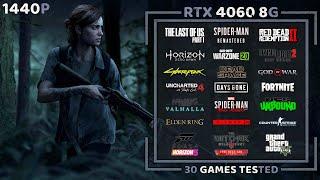 RTX 4060 in 1440P & DLSS 3 | 30 Games Tested