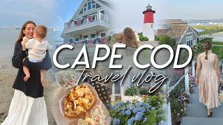 CAPE COD TRAVEL VLOG | exploring the sights, eats, & beaches on our first family vacation!