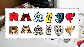Pokémon Center SECRET TEAMS 2016 Villain Metal Pin Badges Box Opening