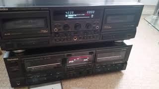 TECHNICS RS-TR555 and RS-TR979 short play test.