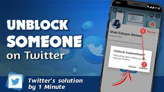 How to unblock someone on Twitter 2024 | Initial Solution