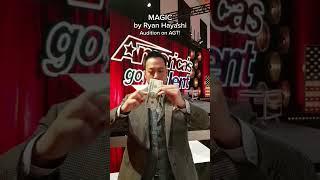 Magician Ryan Hayashi Auditioned on AGT! #agt #audition #magic