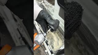 How to Clean Your Work Van's Door Sill Like a Pro #Shorts #Detailing #Satisfaction