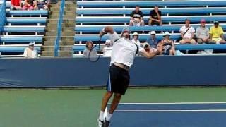 Ivo Karlovic Serve in Slow Motion (210 fps)