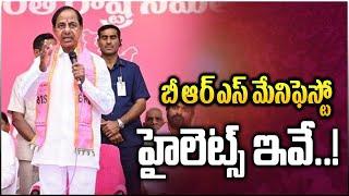 BRS Manifesto 2023 Highlights | CM KCR | Telangana Elections | TV5 News