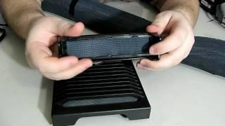 Custom air filters for Cooler Master HAF 932 case.