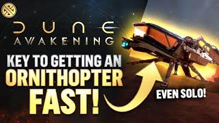 Dune Awakening - Get An Ornithopter QUICKER & Easier (Even Solo!)