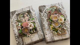 Скрапобзор | Блокноты | Secret Garden | flip through | junkbook | scrapbooking | Скрапбукинг