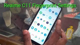 Realme C11 Fingerprint Setting || How to Set Fingerprint in Realme C11 Model