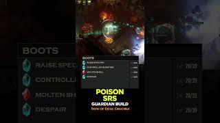 3.21 Quick PoE Build - Poison SRS - Poe Builds #shorts #pathofexile