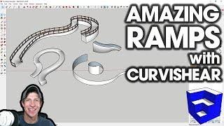 EASY RAMPS in SKETCHUP with Curvishear by Fredo6!