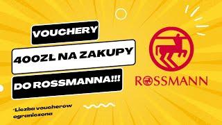 Jak dostać KOD RABATOWY na 400zł do Rossmann ZA DARMO  DZIAŁA 2024 