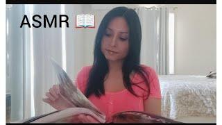 Magazine page turning and rambling ASMR