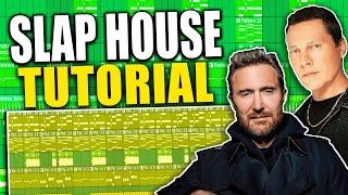 How To Make A SLAP HOUSE Drop - FL Studio Tutorial (FREE FLP)