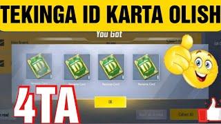 Tekinga 4 Ta ID karta olish | Bepul ID karta olish | Pubg lite chit