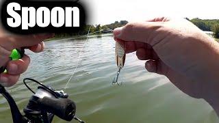 Easy Fishing Lures for Beginners - Fishing With a Spoon For Bass!