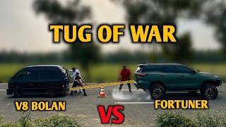 V8 Bolan VS Toyota Fortuner | TUG OF WAR|Kon Jeeta?| Ft@JaPakboys