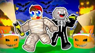 Ich BAUE einen HALLOWEEN *HORROR* Park in Roblox!