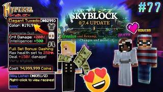 New Tuxedo Armor w/ Romero & Juliette (0.7.4) | Hypixel Skyblock - Minecraft EP. 77