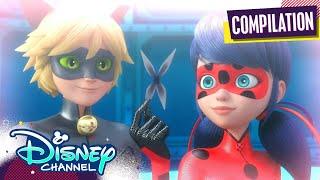 Best of Ladybug  & Cat Noir ‍⬛ | Compilation | Miraculous Ladybug | @disneychannel x @Miraculous