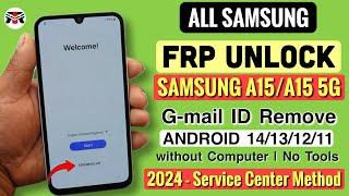 Samsung A15 | A15 5G Frp Bypass:Unlock Google Account Lock Adb Enable Fail *#0*# Code Not Working