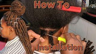 This Method takes 3hrs, Full Episode; Artificial Dreadlocks Extension Tutorial