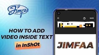 HOW TO ADD VIDEO INSIDE TEXT IN INSHOT #inshot