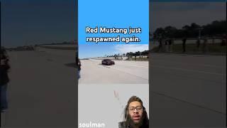 Did that Mustang just spawn in faster #mustang #cars #respawn #shortsfeed #explore