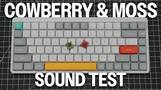 NuPhy Cowberry & Moss Switch Sound Test - Air75 V2