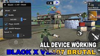 Black X V1.1.7 Brutal Mod Menu Hack | Free Fire Hack Ob46Free Fire Hack Free Fire Mod Menu Hack