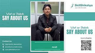 Skill Shikshya Student Testimonials 7 | UI/UX Diploma Course " Riyan Shrestha "