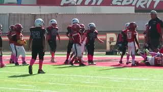 8U Long Beach patriots Touch Down #espn #youthfootball #kids #football #quarterback #lbc