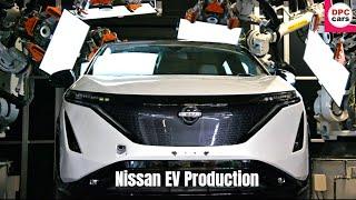 Nissan Aryia EV Crossover Production in Japan