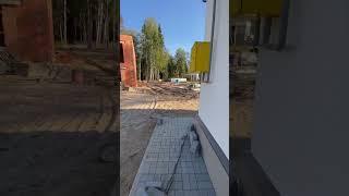 Как вам дом без забора? #малоэтажноестроительство #construction #строительство #дом